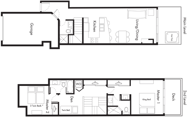floorplan townhome