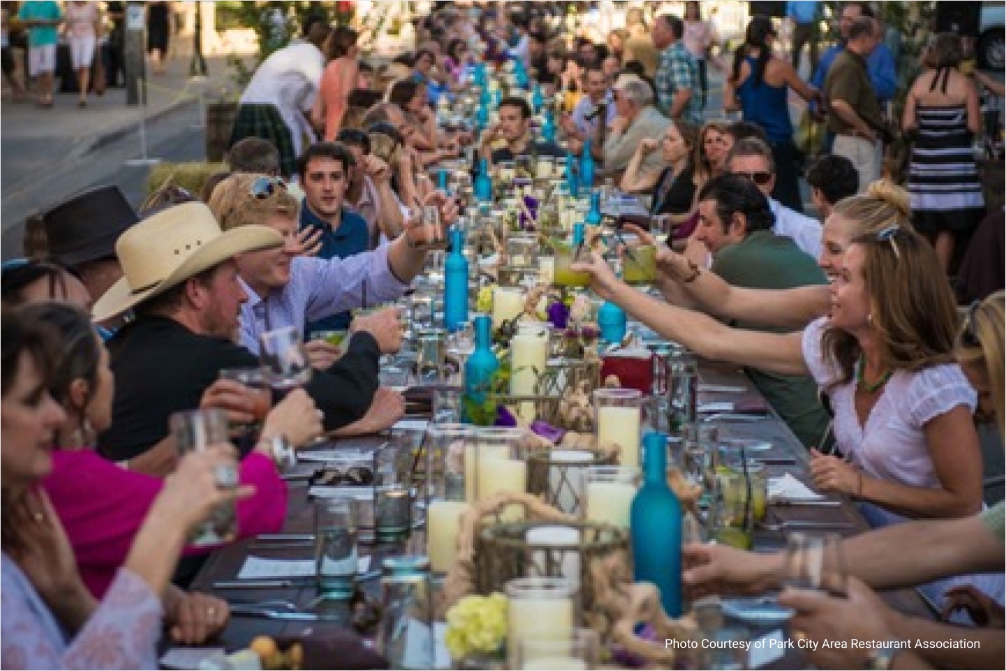 A table at Savor the Summit. Photo courtesy of Park City Area Restaurant Association